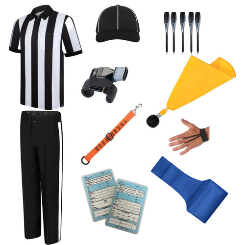 United Attire 10 Pc Football Referee Kit with Pants