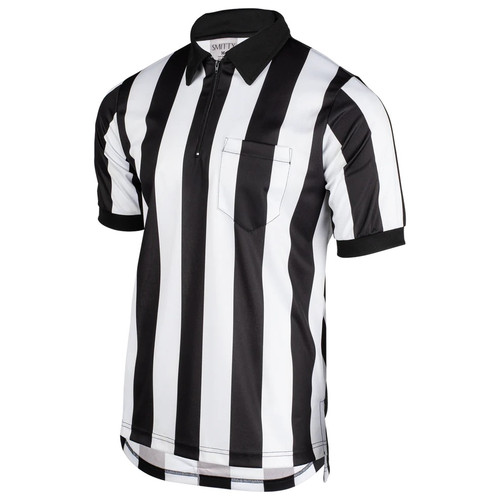 Smitty 2 1/4" Stripe Body Flex Short Sleeve Football Referee Shirt