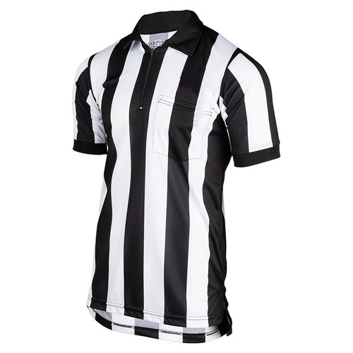 Smitty 2" Stripe "Body Flex" Short Sleeve Football Referee Shirt
