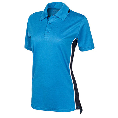 Smitty Women’s BODY FLEX NCAA Softball Umpire Shirt – Short Sleeve (Bright Blue)