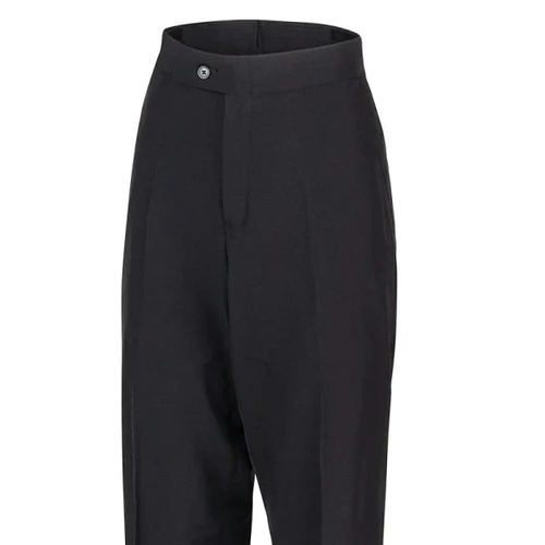 Women's 4-Way Stretch Flat Front Basketball Referee Pants w/Slash Pockets