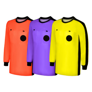 NCAA Soccer Referee Jersey (Long Sleeve) | NCAA-Approved Design NCAA Soccer Referee Jersey (Long Sleeve) | NCAA-Approved Design