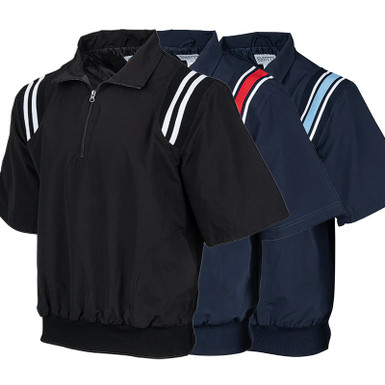 Smitty Short Sleeve 1/2-Zip Umpire Jacket | Water Resistant