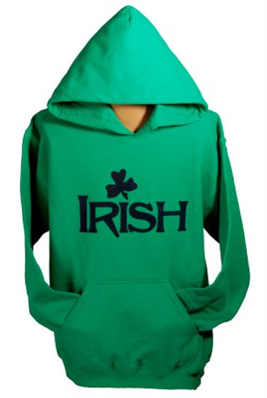 Irish hoodie in Kelly Green