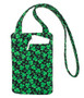 Shamrock cross body purse back