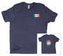 Ripped Irish tee shirt, unisex. Great different look, washes & dries great, 