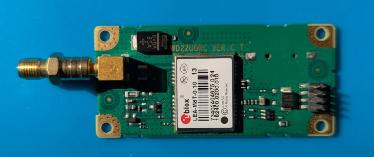 WD22UGRC u-blox LEA-M8T GNSS Timing Module SMA