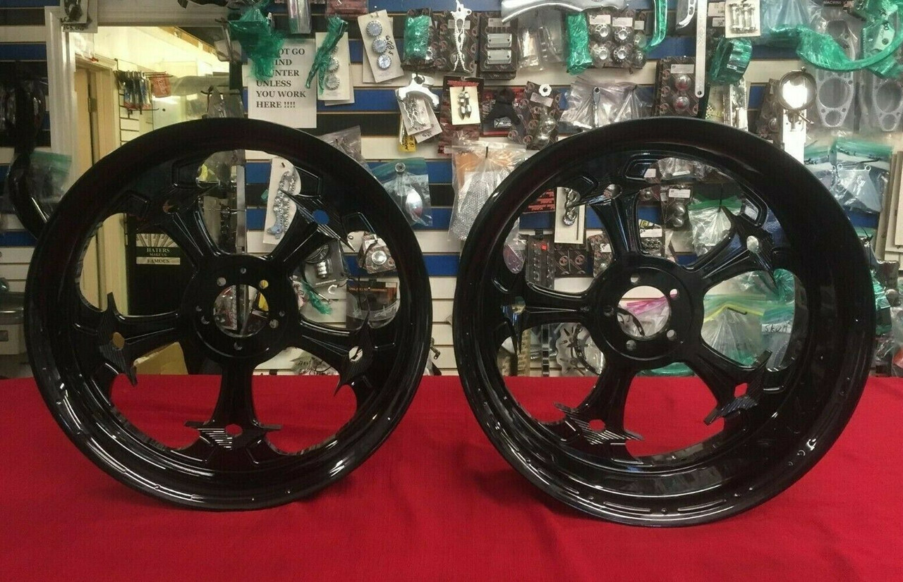 ZX14 750 330 BLACK STREET FIGHTER WHEEL PACKAGE 2012-2020 KAWASAKI