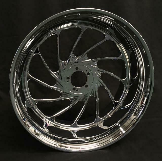 専用　タイヤ 330 FAT TIRE CHROME TURBO WHEEL PACKAGE FOR 12-20 KAWASAKI NINJA