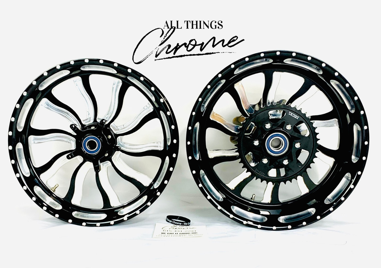 hre__14　supreme STOCK SIZE BLACK CONTRAST INFERNO WHEELS 06-11 KAWASAKI NINJA ZX