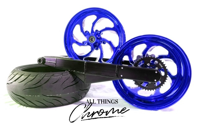 ZX-14 240 FAT TIRE KIT CANDY BLUE SAMURAI 2006-2020 KAWASAKI NINJA