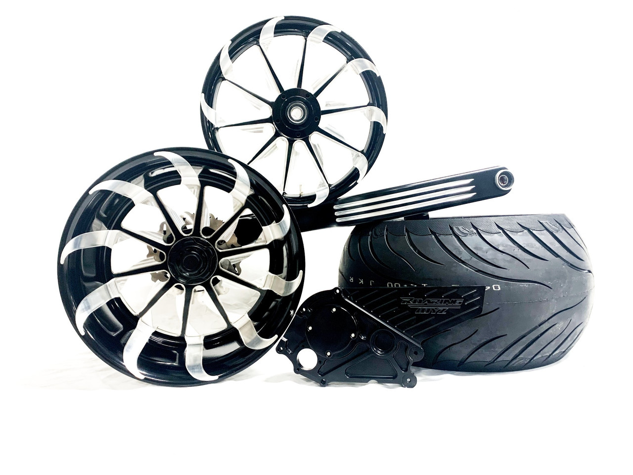 ZX-14 300 SINGLE SIDE OSD FAT TIRE KIT BLACK TORNADO 12-20