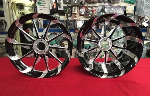 その他 XNET Tornado 240 FAT TIRE TORNADO WHEELS AND HUBS FOR 2006-2011 Kawasaki ZX-14