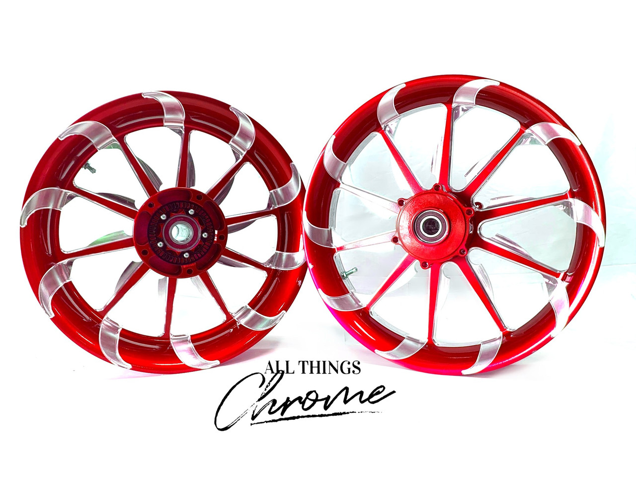 ZX14 300 FAT TIRE CANDY RED CONTRAST TORNADO WHEELS 12-2020
