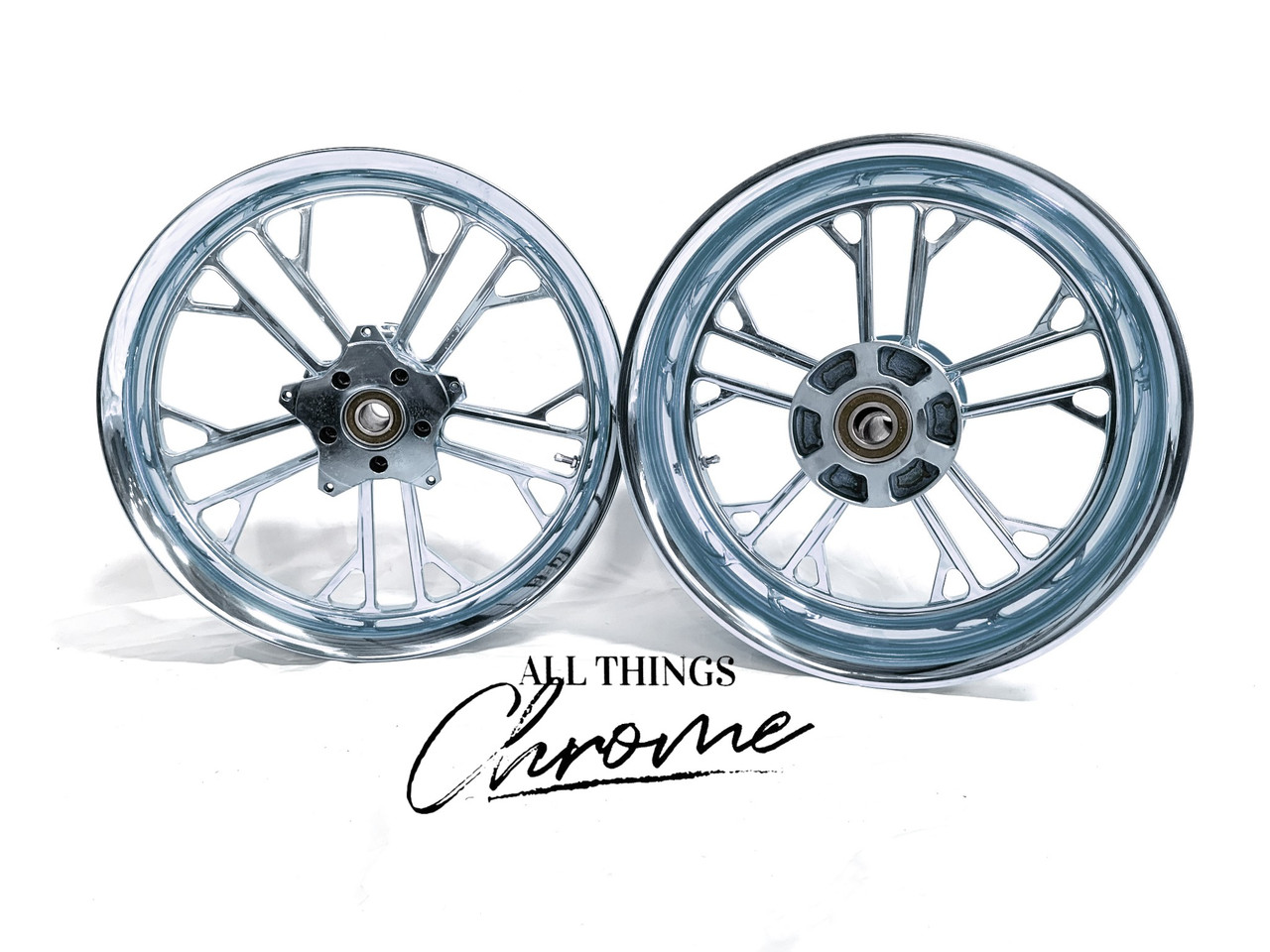 ZX14 300 FAT TIRE CHROME KILO WHEELS 2006-2011 KAWASAKI NINJA ZX