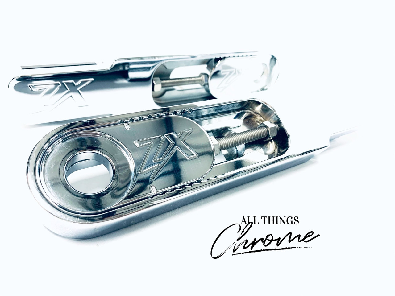 ZX14/12 CHROME SWINGARM EXTENSIONS KAWASAKI NINJA ZX12 (00-05