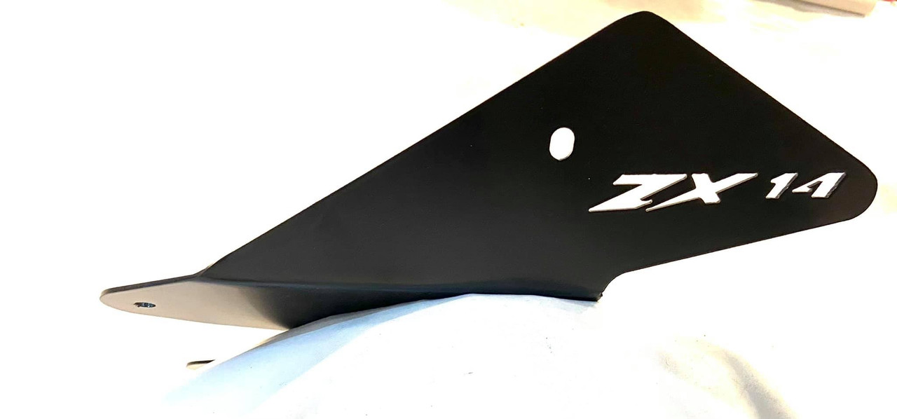 ZX-14 BLACK BELLY WING FITS 2006-2024 KAWASAKI NINJA ZX-14 ZX-14R