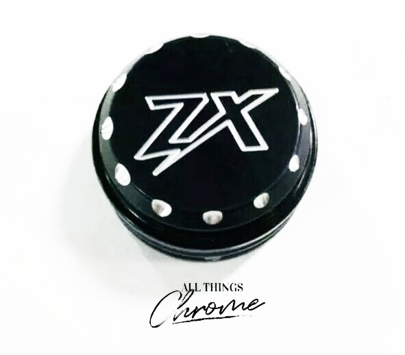 【ao*】 ZX-14 BLACK CONTRAST DIAMOND CUT “ZX” ENGRAVED YOKE CAP 2016