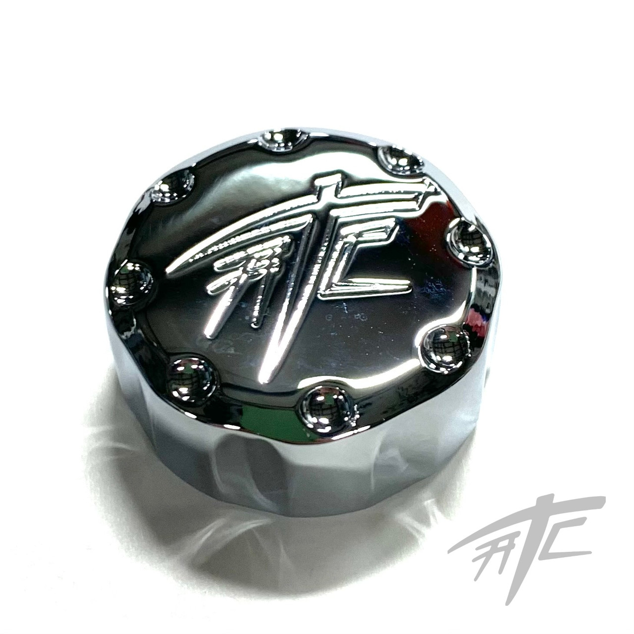 ぷちゃ ZX14 CHROME DIAMOND CUT ATC CLUTCH RESERVOIR CAP 06-11