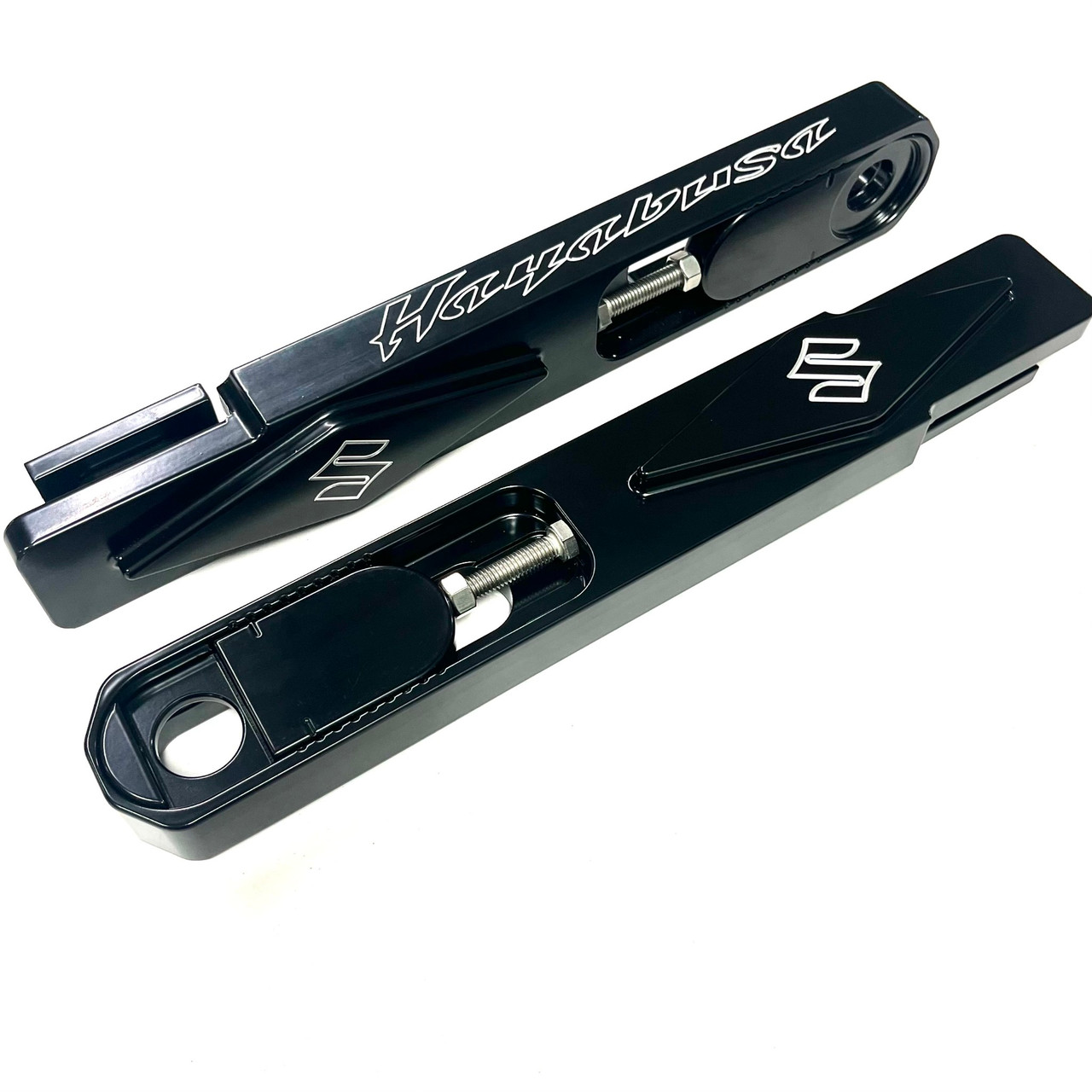 EXTRA LONG BLACK HAYABUSA SWINGARM EXTENSIONS 10-14