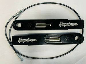13-20 SUZUKI HAYABUSA BLACK CONTRAST 7-14 OVER SWINGARM EXT. & BRAKE LINE w/ ABS