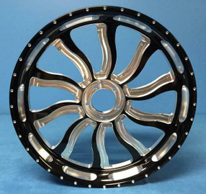 BLACK CONTRAST 330 INFERNO WHEEL PACKAGE FOR 2009-2014 YAMAHA YZF R1