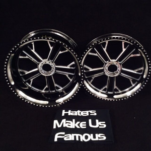 GSXR600/750 360 BLACK CONTRAST KILO WHEEL PACKAGE FOR 06-07 Suzuki GSXR600/750
