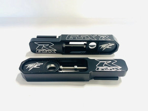 BLACK CONTRAST SWINGARM EXTENSIONS 3-9" OVER FOR 2011-2020 SUZUKI GSXR600 750