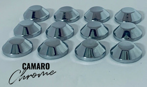 CAMARO CHROME BOLT HEAD COVERS UNDER HOOD (12 PC) 2010-2015 CHEVROLET CAMARO