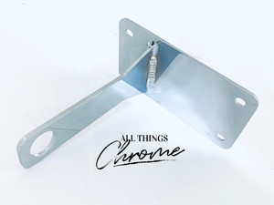 CHROME AXLE MOUNT BILLET TAG BRACKET FOR 2003-2004 HONDA CBR1000RR 