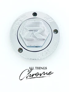 GSXR1000 CHROME ENGRAVED 3D GAS CAP FOR 2009-2020 SUZUKI GSXR1000