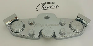 HAYABUSA CHROME LOWERING TRIPLE TREE PACKAGE #1 1999-2007 SUZUKI HAYABUSA