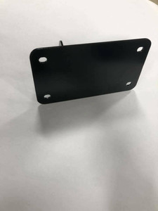 R6 BLACK TAG BRACKET - PEG MOUNT FOR ALL YAMAHA YZF-R6 R6