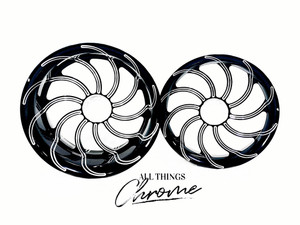 NINJA 300 FAT TIRE BLACK CONTRAST CUT CHAOS WHEELS 06-11 KAWASAKI NINJA ZX-14