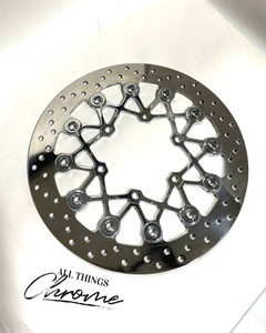 GSXR CHROME PLATED OEM FRONT BRAKE ROTOR 2009-2020 GSXR1000