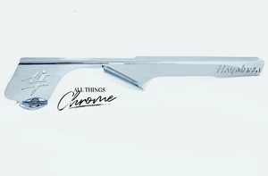 HAYABUSA CHROME CHAIN GUARD 8" OVER STOCK 2008-2020 SUZUKI HAYABUSA