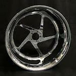 HAYABUSA CHROME 300 FAT TIRE TRACK STAR WHEEL PACKAGE FOR 99-07 SUZUKI HAYABUSA