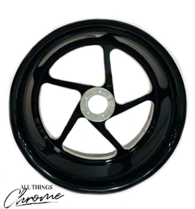 GSXR600 750 240 FAT TIRE BLACK TRACK STAR WHEELS 2008-2020 SUZUKI GSXR 600 750