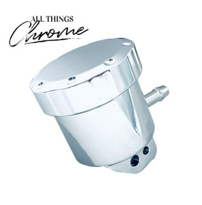 ZX14 CHROME DIAMOND CUT BRAKE RESERVOIR AND CAP 2012-2015 KAWASAKI NINJA ZX-14