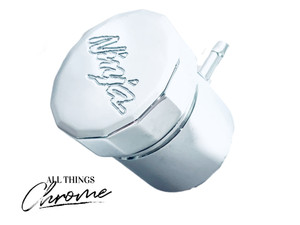 ZX14 NINJA ENGRAVED CHROME BRAKE RESERVOIR W/ CAP 2006-2011 KAWASAKI NINJA ZX-14