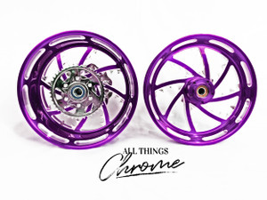 GSXR STOCK SIZE CANDY PURPLE PIRANHA WHEELS 01-08 SUZUKI GSXR 1000