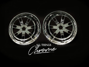 HAYABUSA 330 FAT TIRE CHROME SLAM WHEELS 1999-2007 SUZUKI HAYABUSA