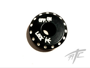 HAYABUSA BLACK CONTRAST DIAMOND CUT KEY COVER 2004 SUZUKI HAYABUSA