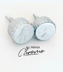 HAYABUSA CHROME DIAMOND CUT NO CUT FRAME SLIDERS 2012 SUZUKI HAYABUSA