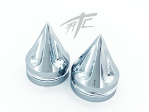 HAYABUSA CHROME SPIKE BILLET FORK CAPS 2019 SUZUKI HAYABUSA