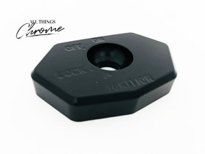 HAYABUSA SOLID BLACK SMOOTH IGNITION KEY COVER 2008-2020 SUZUKI HAYABUSA