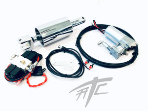 ZX14 CHROME REAR DUAL CHAMBER AIR RIDE KIT 2006-2011 KAWASAKI NINJA ZX-14