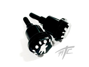 HAYABUSA BLACK DIAMOND CUT KANJI BIG BODY FAIRING BOLTS 2008-20 SUZUKI HAYABUSA