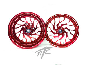 ZX-10R 360 FAT TIRE CANDY CHERRY HELLIAN WHEELS 12-20 NINJA ZX-10R