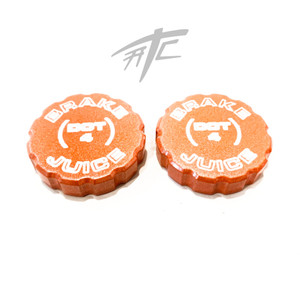 SLINGSHOT ORANGE CONTRAST MASTER CYLINDER DUAL BRAKE CAPS 2018 POLARIS SLINGSHOT